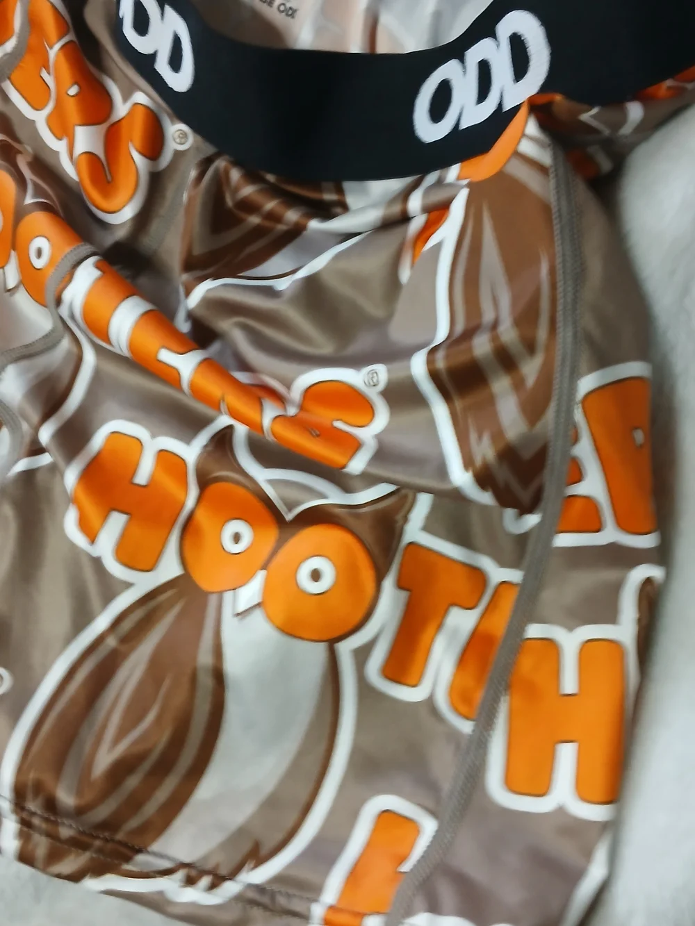 ODDY Men's Boxer Briefs - Brown & Orange Hooters Print